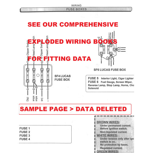 Classic Jaguar MK IX (9) Exploded Wiring Diagram Book (9175)